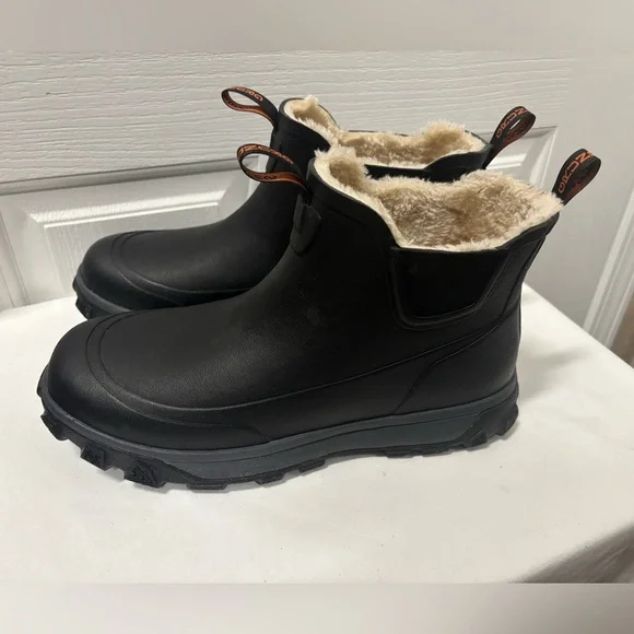 Grundéns Deck Boss Ankle Boots Black Waterproof Fleece Lined Men’s 12 - Picture 3 of 9